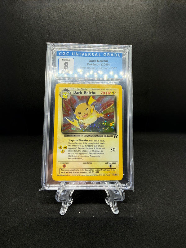 Dark Raichu CGC 8 NM/Mint